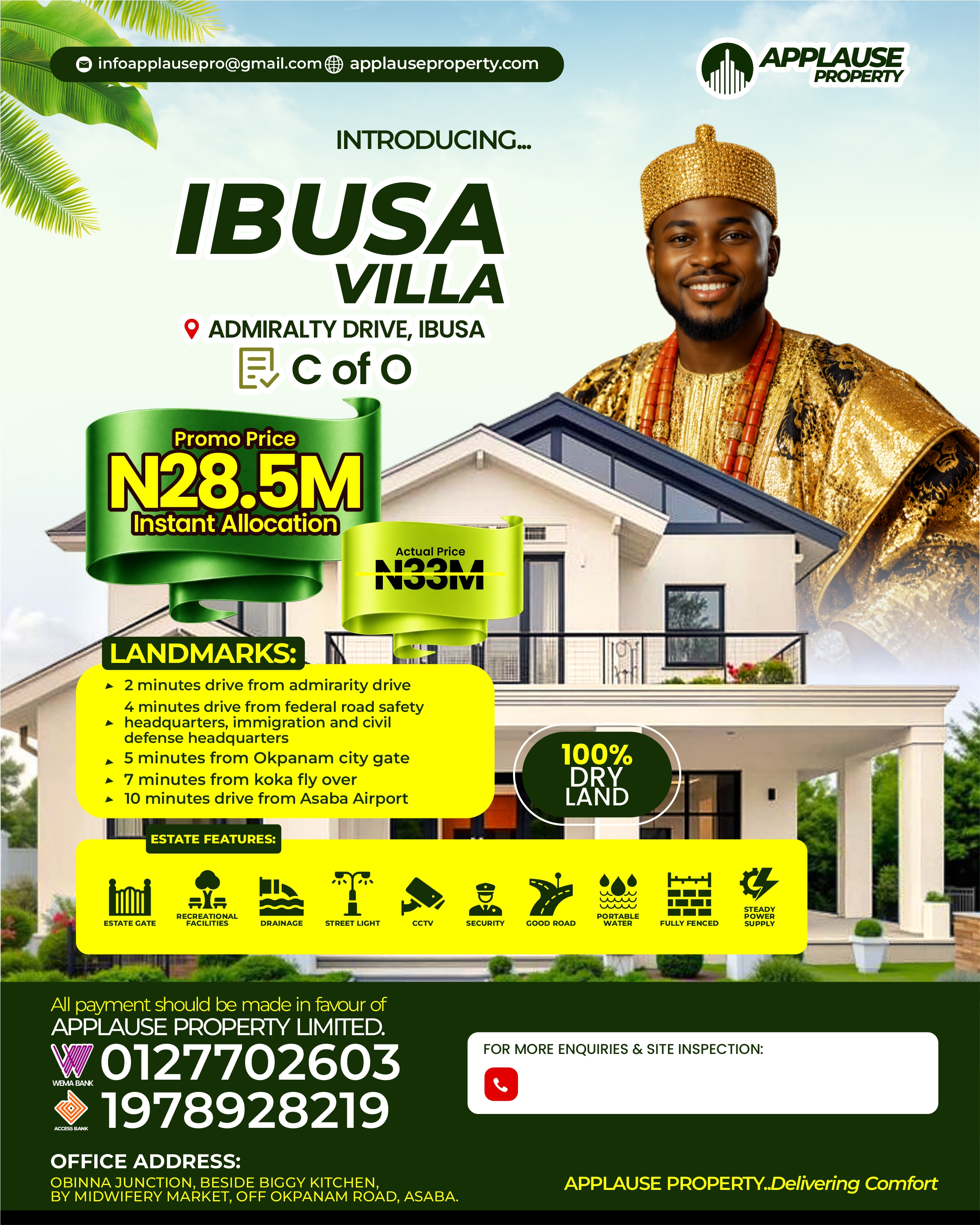 Ibusa Villa Estate Flyer